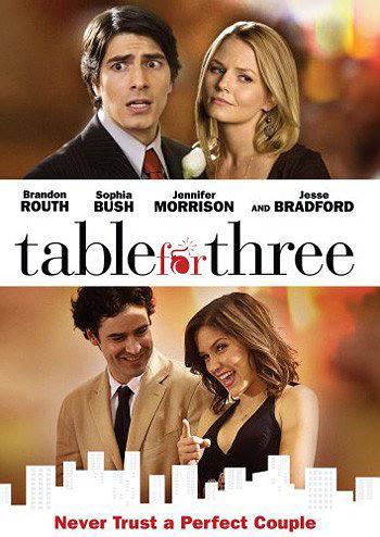 三人餐桌海报