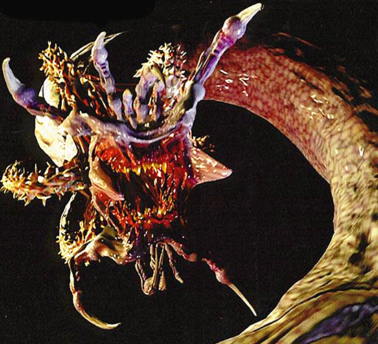 对片中的海怪,到底是个什么样子,更感兴趣,下图是海怪的触手造型